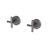 Phoenix Vivid Slimline Plus Extended Spindles Wall Top Assemblies Brushed Carbon